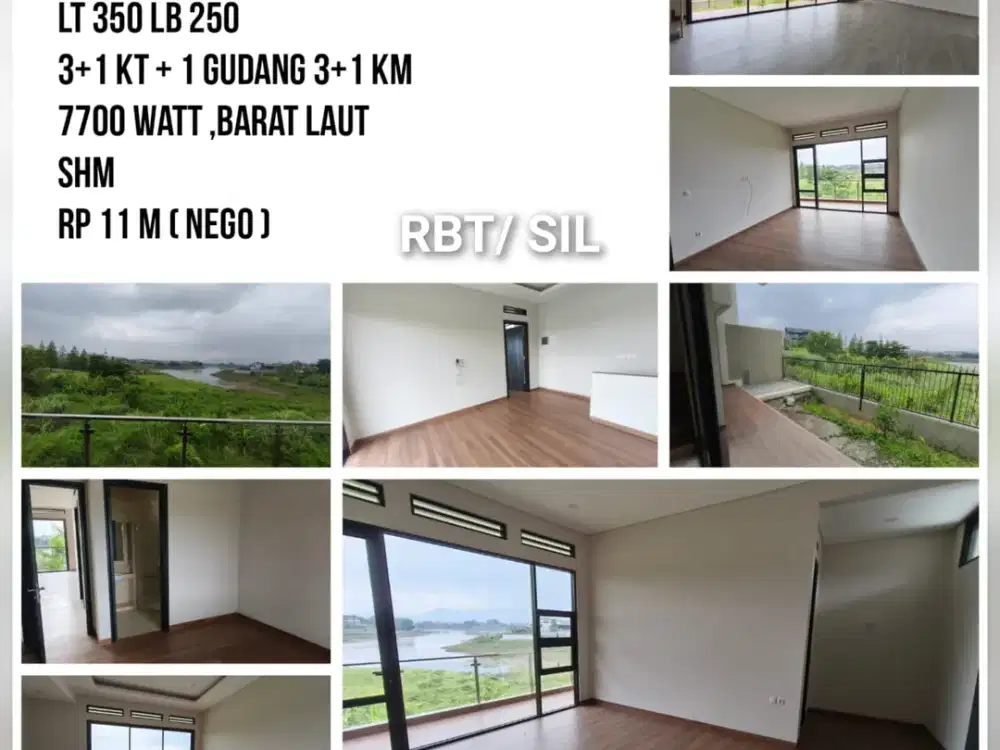 Rumah View Danau Siap Huni di BTD Kota Baru Parahyangan