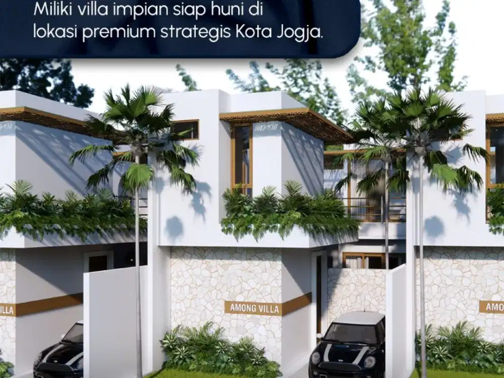 Mimpi punya villa impian? miliki villa impian siap bangun di lokasi premium strategis kota Jogja