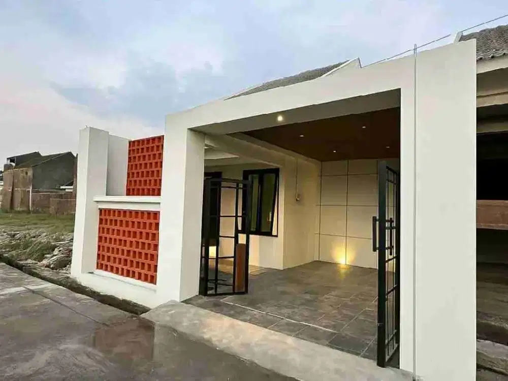 Rumah murah gress baru modern ready siap pake