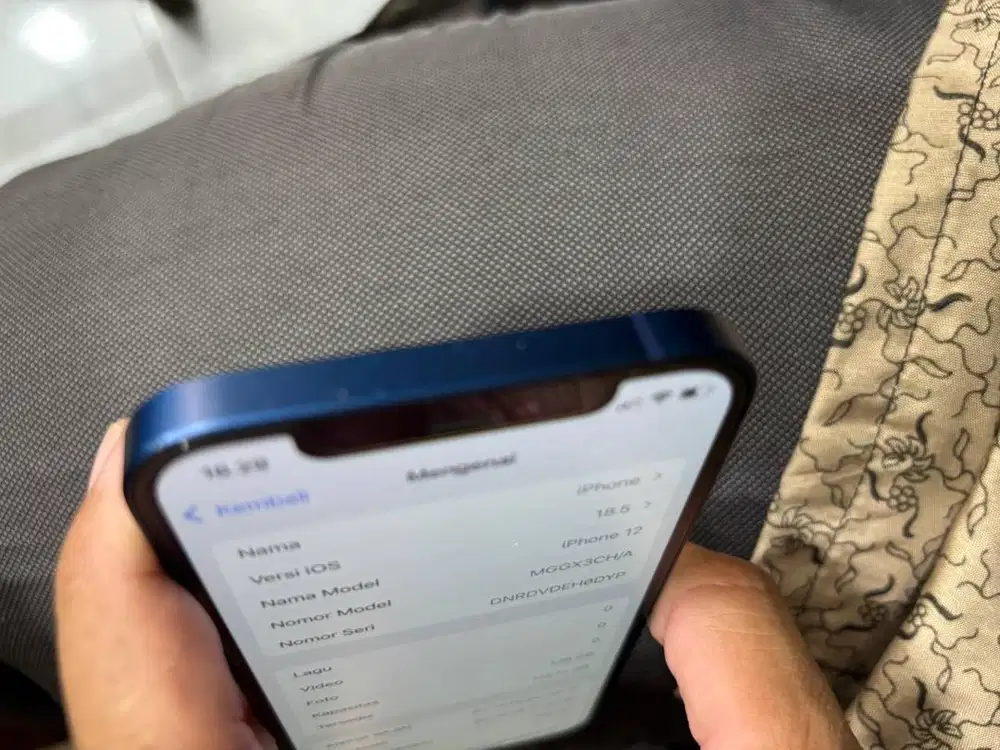 Iphone 12 128Gb all operator msh bgus no minus Tt masuk