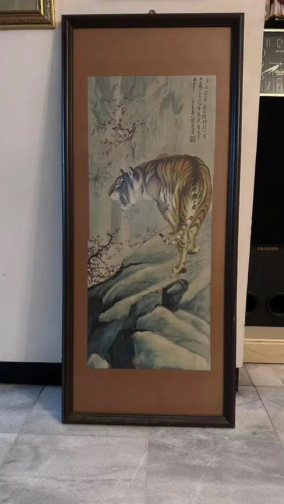 Lukisan hiasan dinding macan