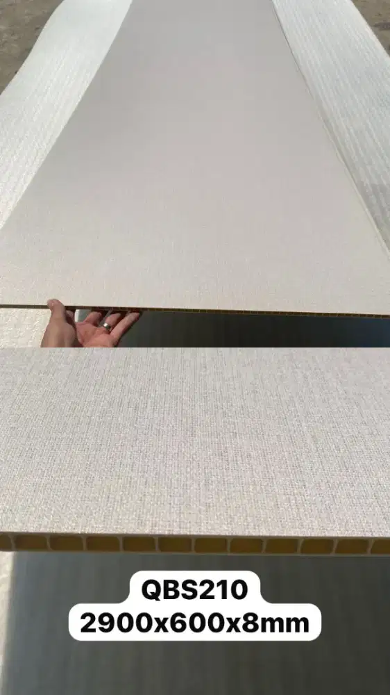 WALLBOARD DINDING PVC 60CM X 290CM/WALLPANEL FLAT INDOOR BAHAN QUALITY