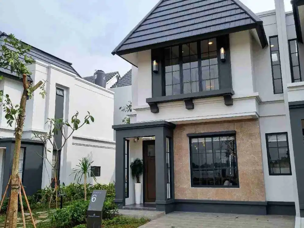 5 menit ke AEON BSD! Rumah French Style Cluster Hortis Lacovia Citra Garden Serpong