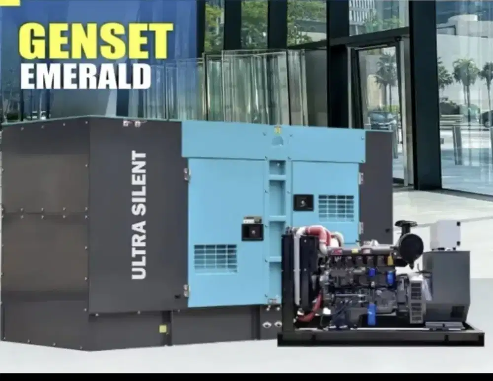 Genset Emerald generator diesel solar 350kva 350 kva silent