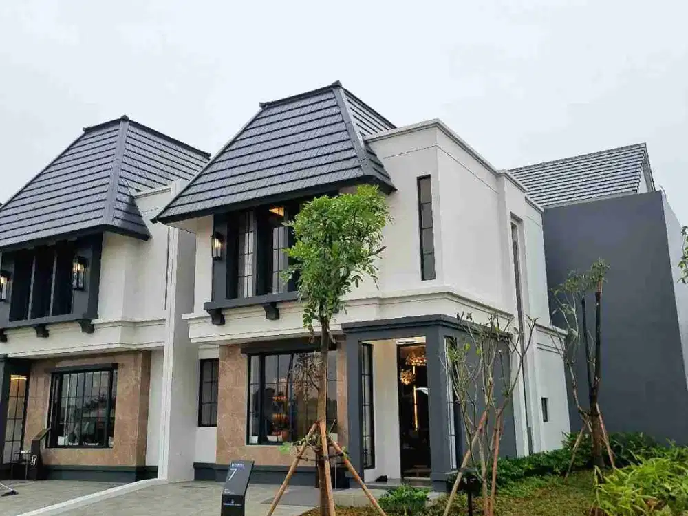 5 menit ke AEON BSD! Rumah French Style Cluster Hortis Lacovia Citra Garden Serpong