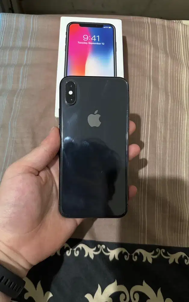 iphone X 64GB BH 80% ex inter imei register!