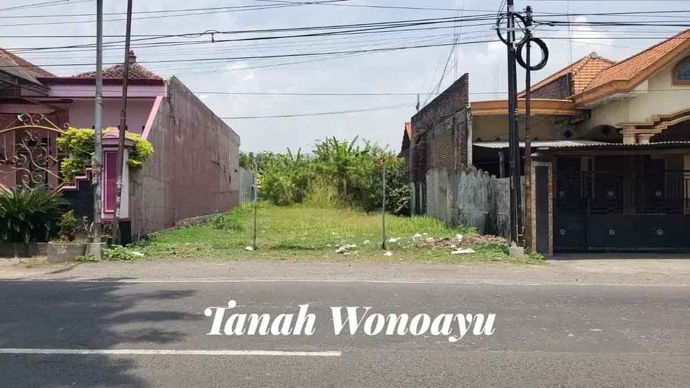 Tanah Strategies 0 jalan raya, Wonoayu, Sidoarjo