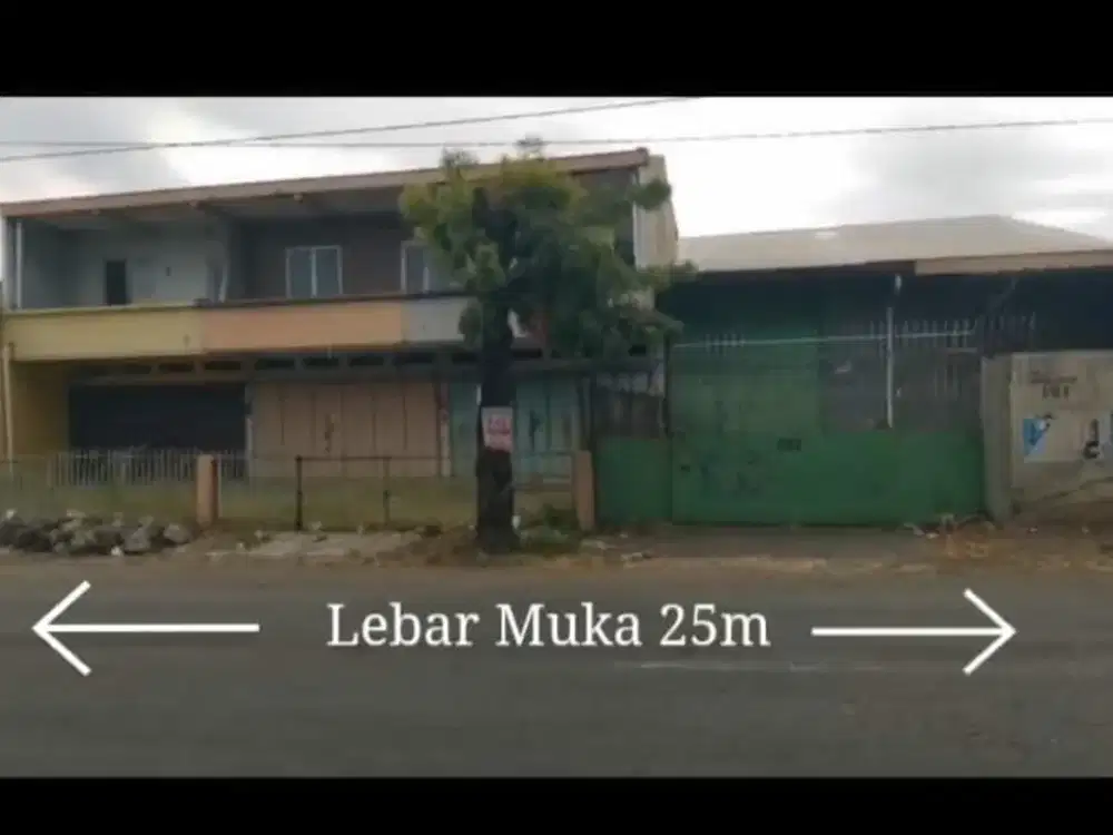 Di jual termurah strategis  Ruko - Gudang pinggir jln akses tronton