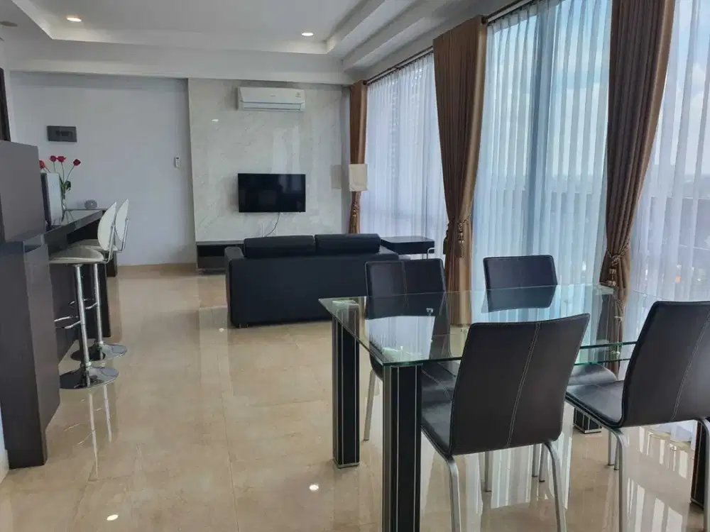 For Rent apartemen kemang mansion furnish rapi view city