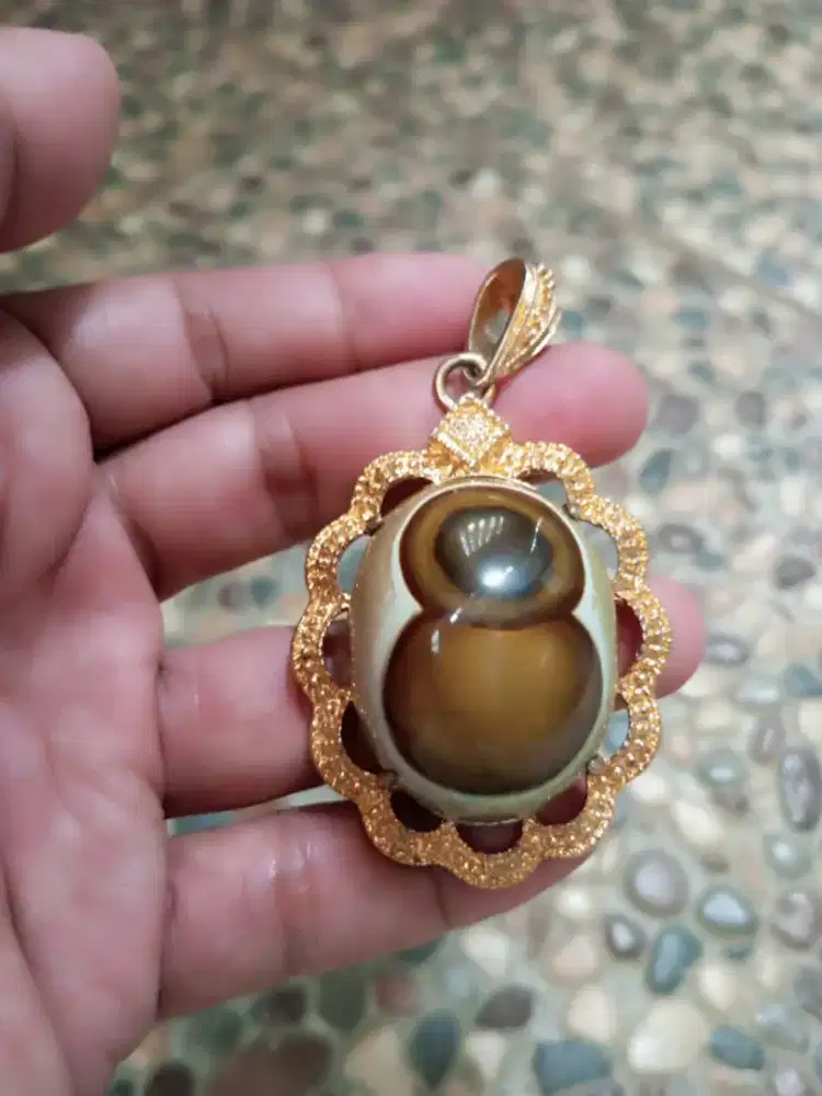 Bandul kalung Unik Angk 8 bos