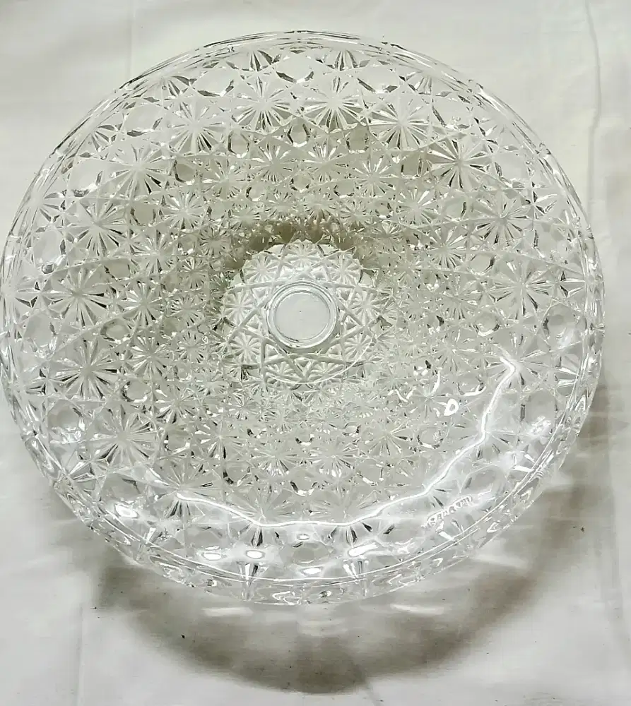 Wadah buah vintage glass