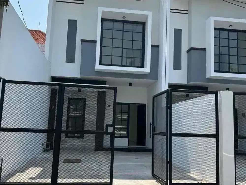 Rumah baru gress 2 lantai rungkut asri row jalan 3 mobil