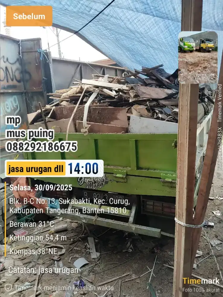JASA BUANG PUING & SAMPAH PROYEK