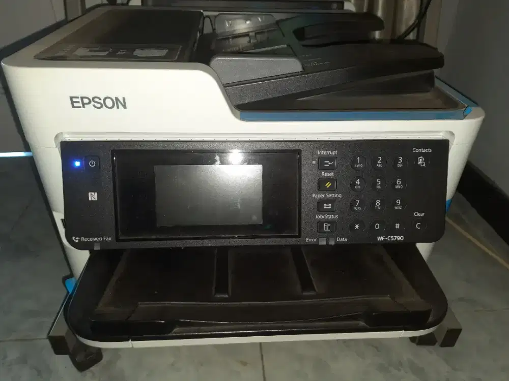 PRINTER CANGGIH.. Epson WF-C5790- UDAH CHIPLESS Siap Pakai