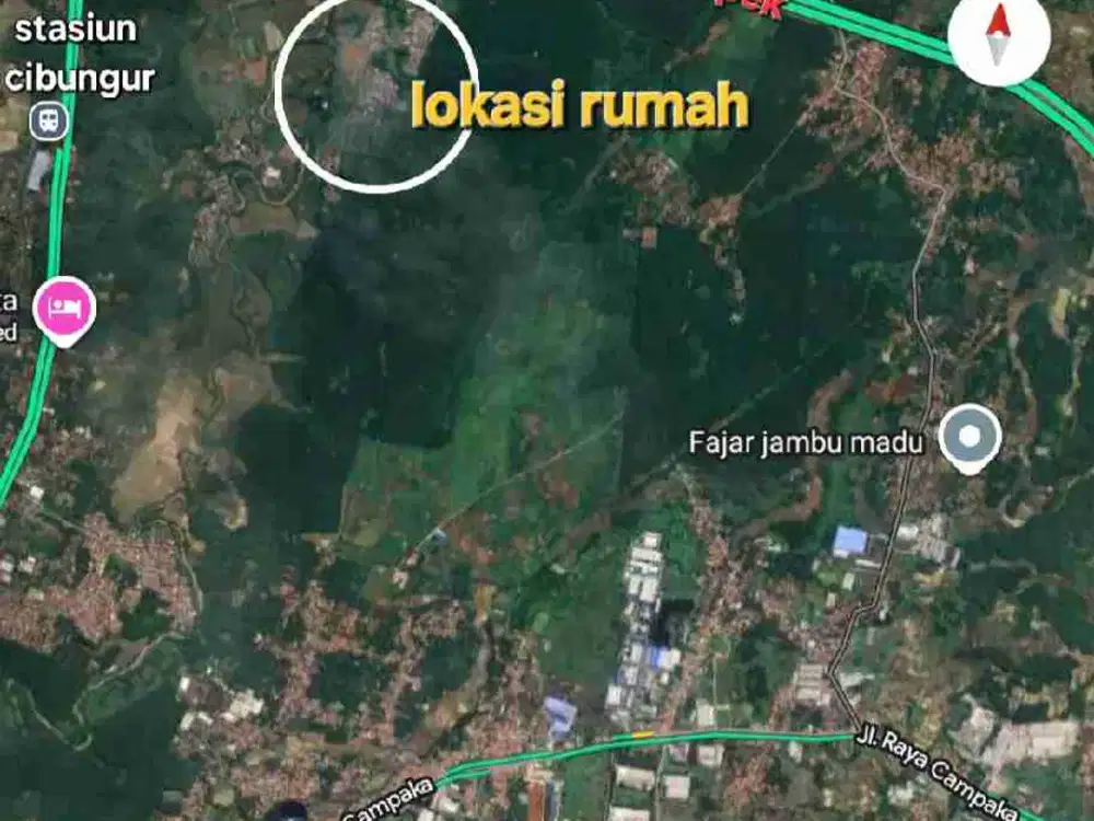 Jual Cepat, Hitung Tanah Saja Posisi Hoek dlm Komplek. 10 mnt dr area Industri Bukit Nusa Indah Purwakarta