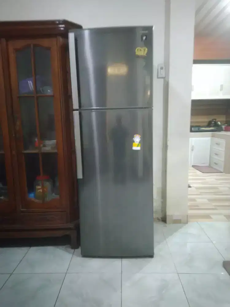Jual lemari es sharp 2 pintu jumbo