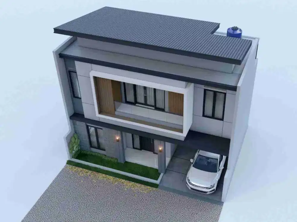 Rumah Modern Kekinian 2lt Dekat Jln Adi Sucipto Solo
