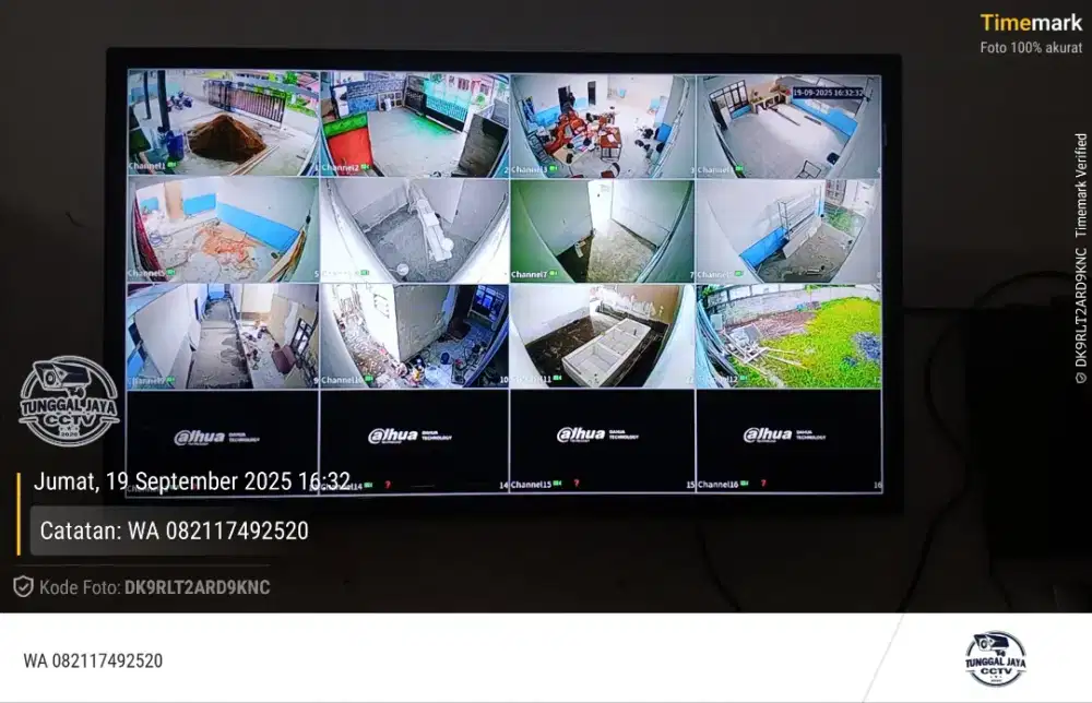 Paket CCTV 4 Kamera 2 Megapixel (Siap Pasang)