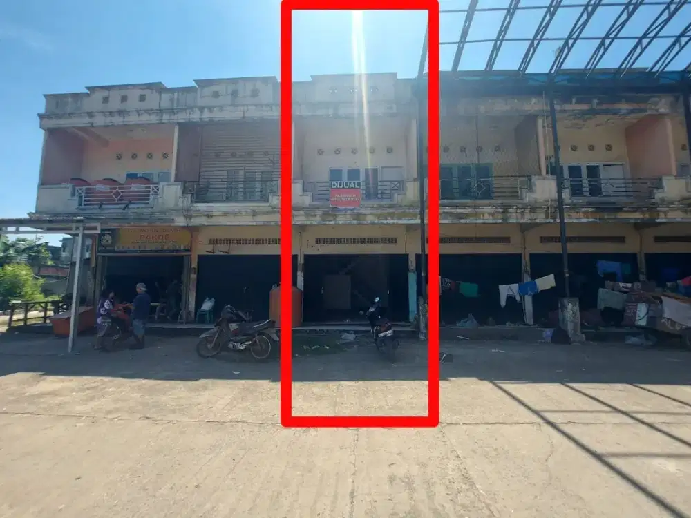 DIJUAL RUKO PASAR KM 12 JALAN BYPASS ALANG ALANG LEBAR PALEMBANG