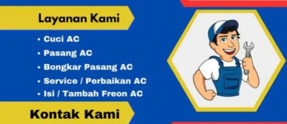 Cuci dan servis ac