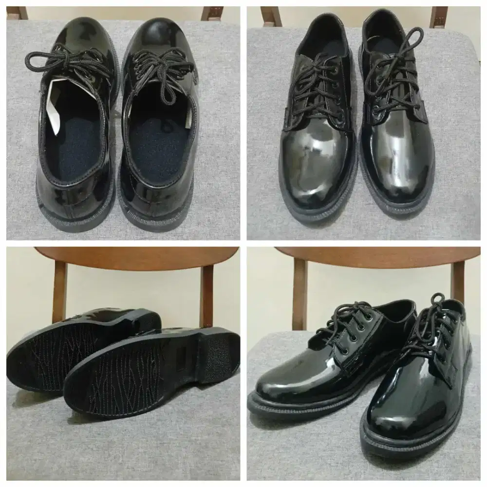 Sepatu PDH Pendek Kilap 40