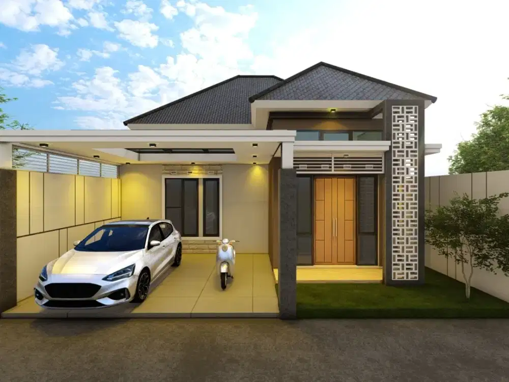 Rumah Baru Modern Minimalis Di Utara Pasar Cebongan Mlati