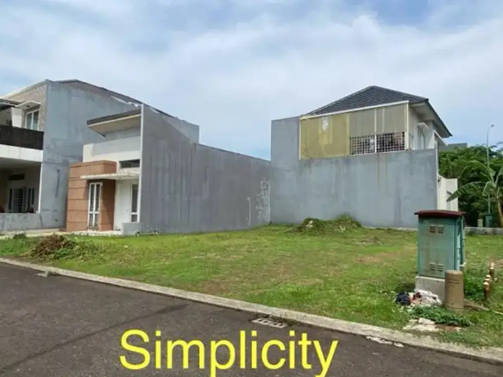 DIJUAL KAV HUK TAMAN 165 METER DI ICON BSD JARANG ADA NEMPEL AEONN