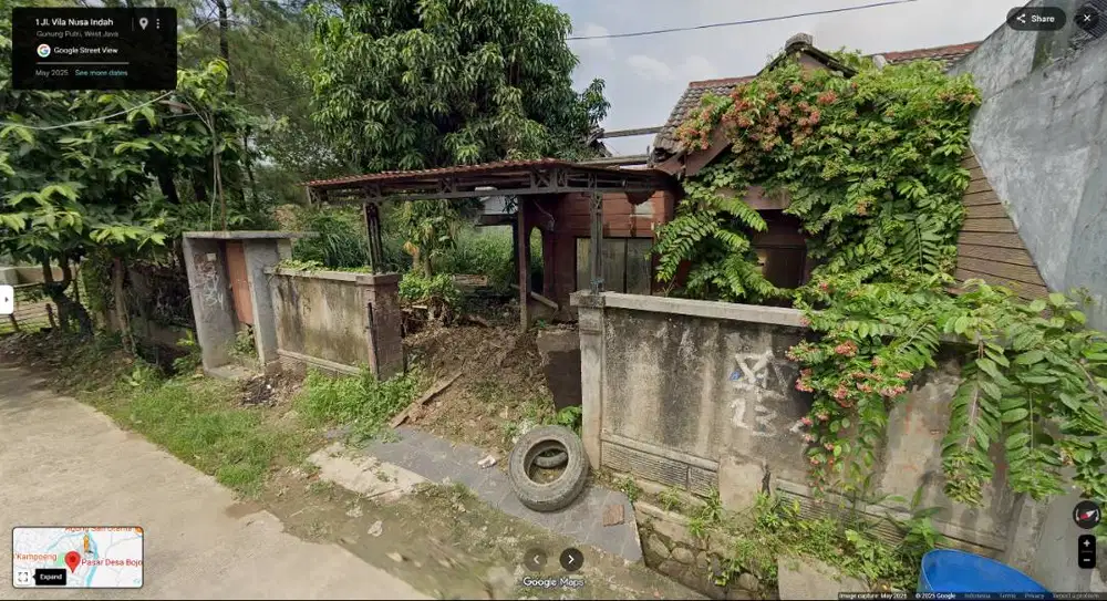 Dijual Tanah Hook SHM 209 m² di Villa Nusa Indah 2, Bogor - Nego