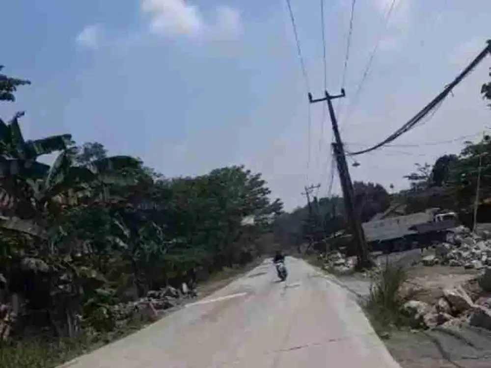 Jual tanah pinggir jln raya Rumpin