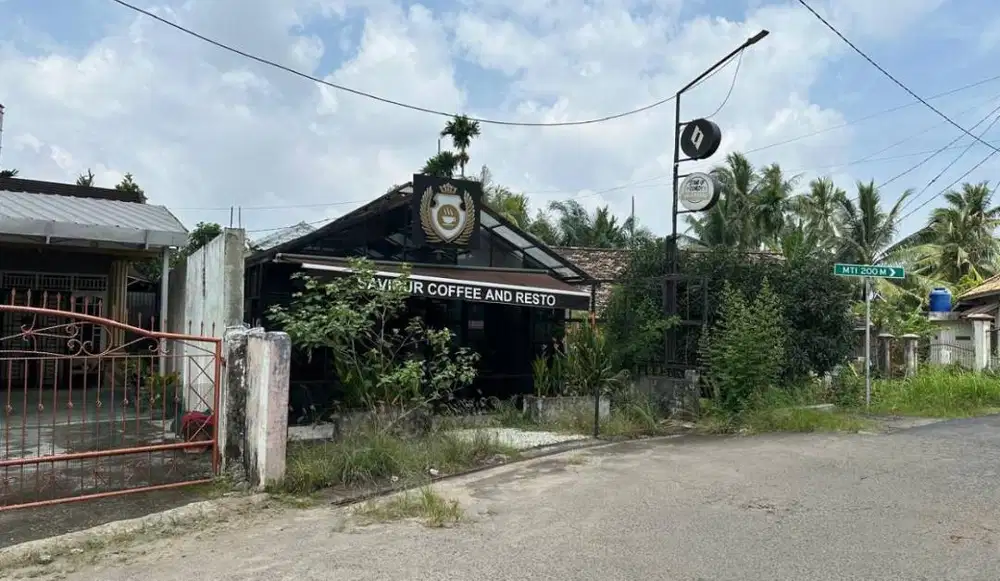 di jual tanah dan di sewakan bangun ex cafe di kikim demang Palembang