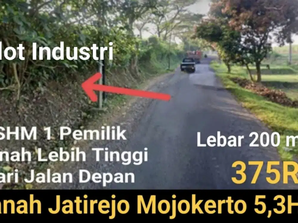Tanah di Jatirejo Mojokerto