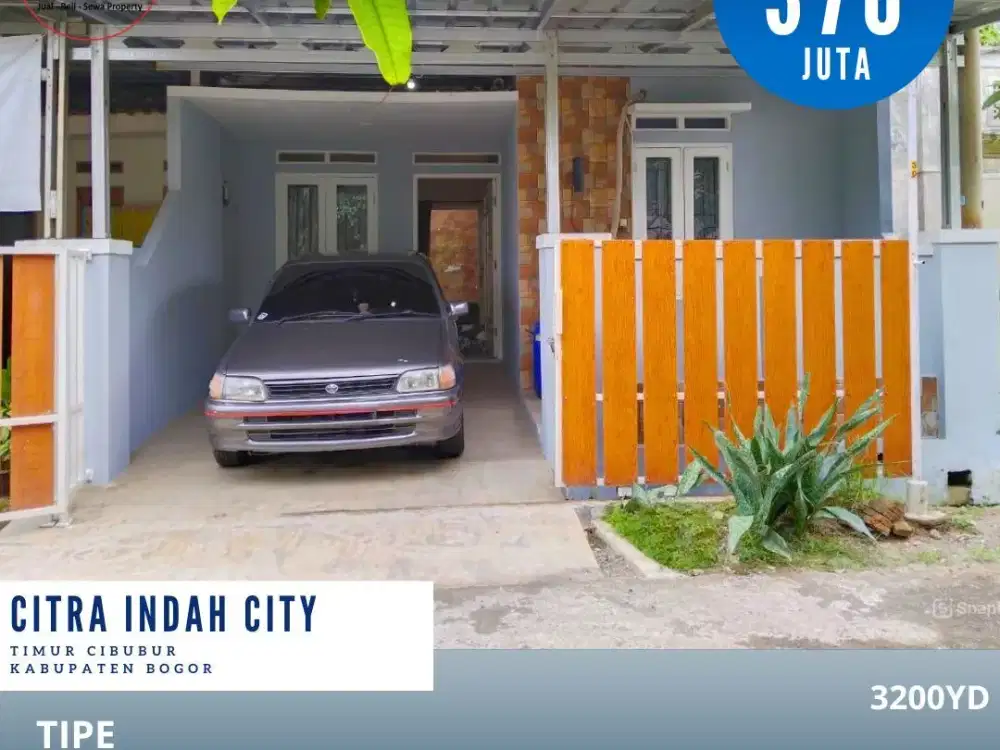 Rumah siap huni di citra indah city jonggol