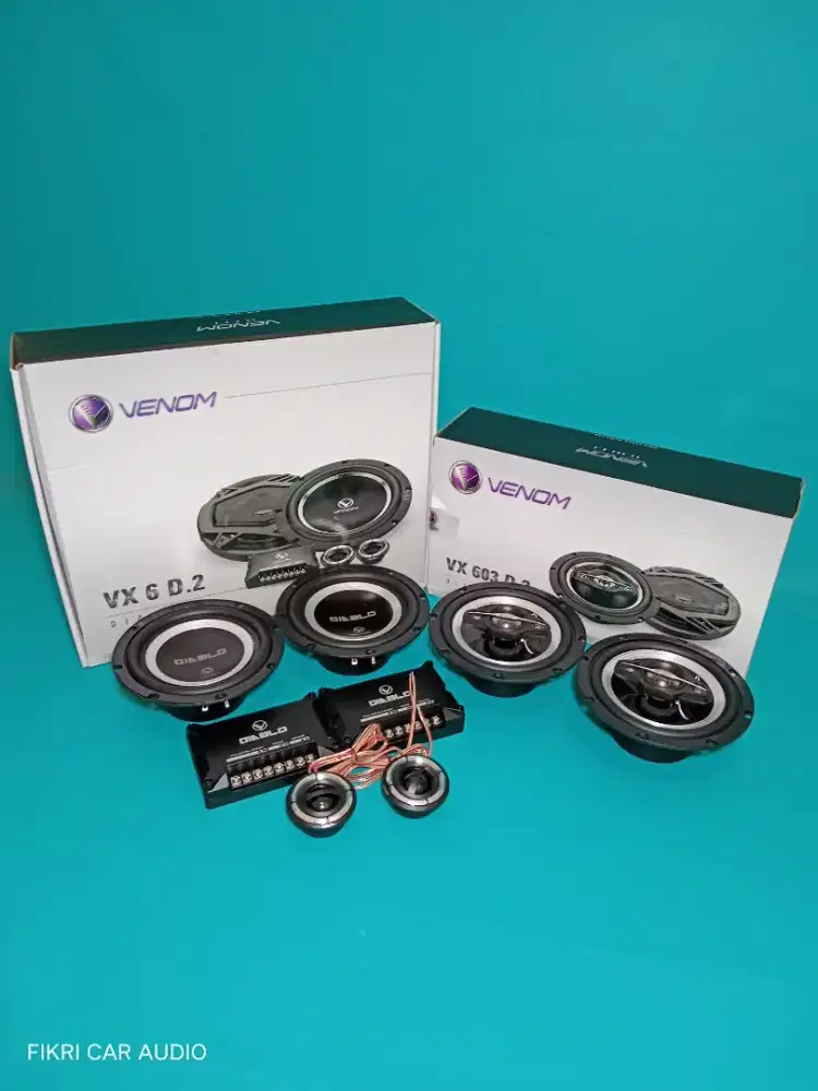 Ples Pasang Speaker Split VENOM DIABLO & Speaker Coaksial Venom DIABLO