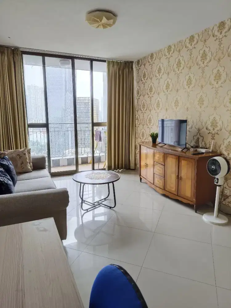 Dijual Cepat Apartemen Taman Rasuna 2BR,Furnish,74M2,SHMSRS