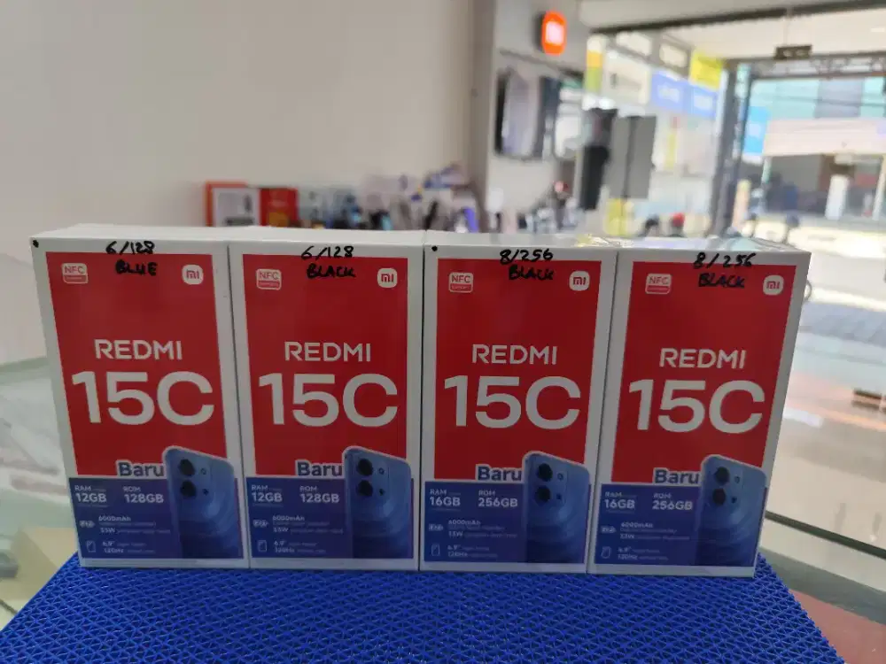 Redmi 15C New,TERMURAH,Garansi Resmi 15 Bulan,Bisa COD