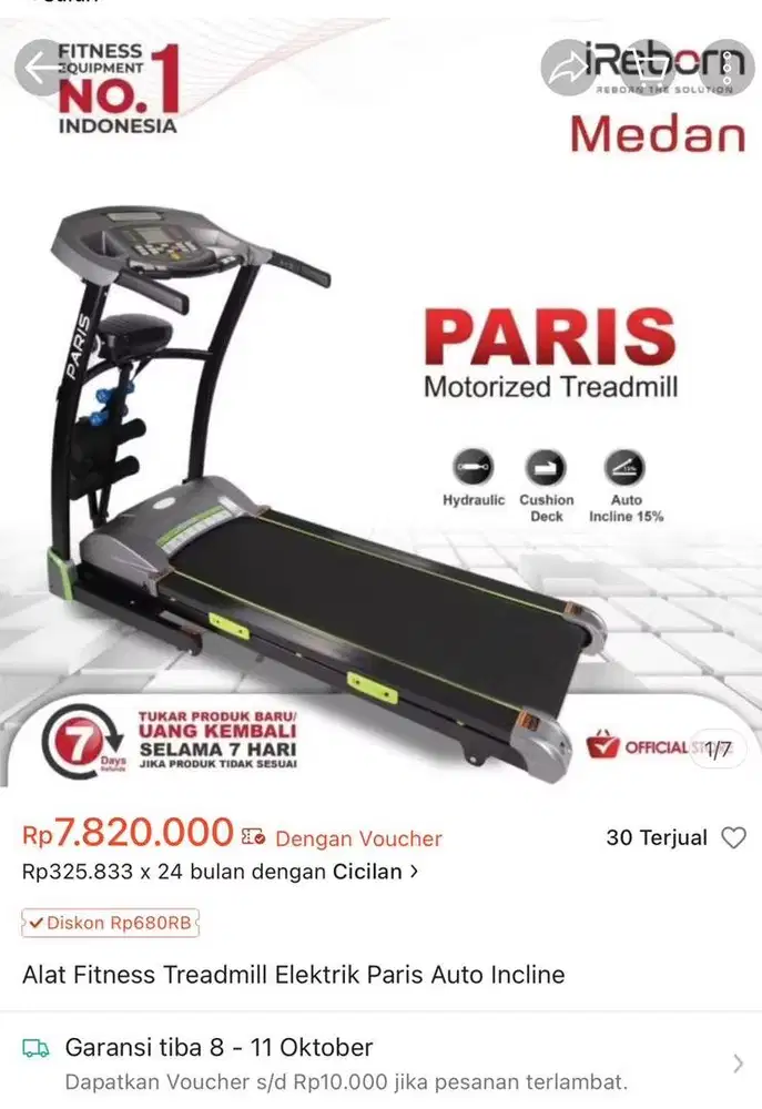Treadmill Paris I-Reborn