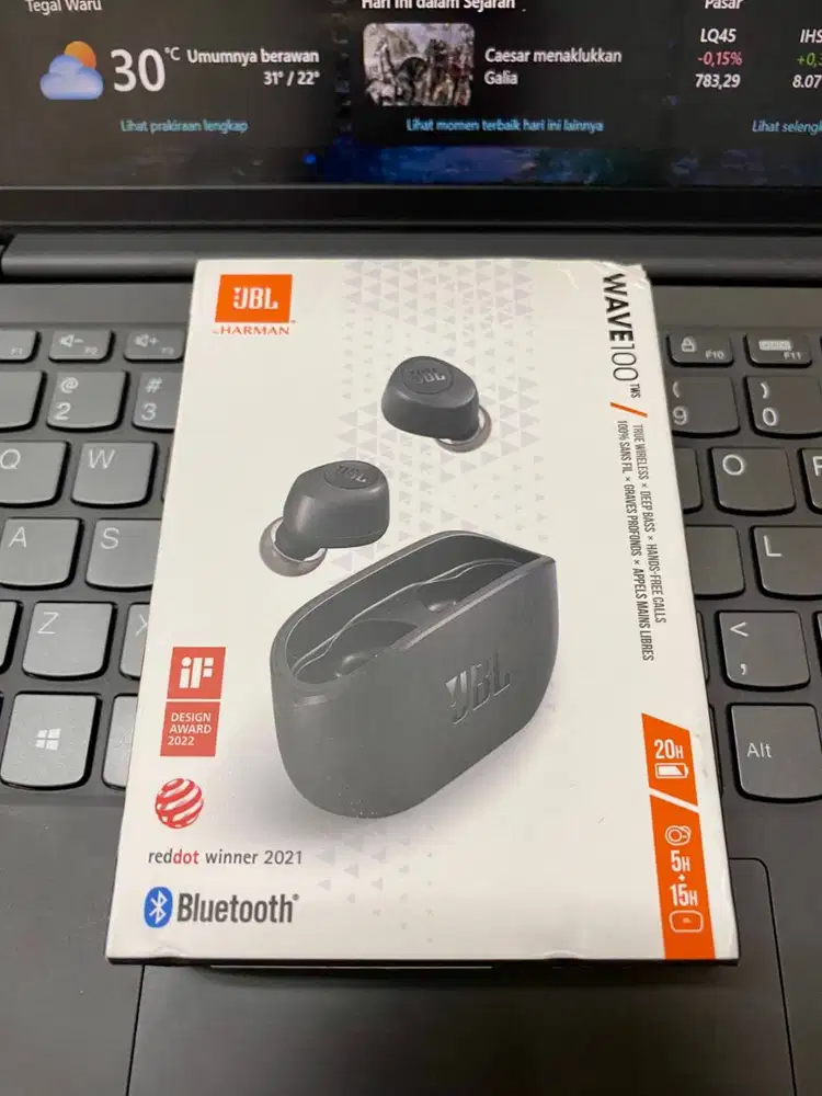 JBL WAVE 100 true wireless bluetooth headset Original Resmi