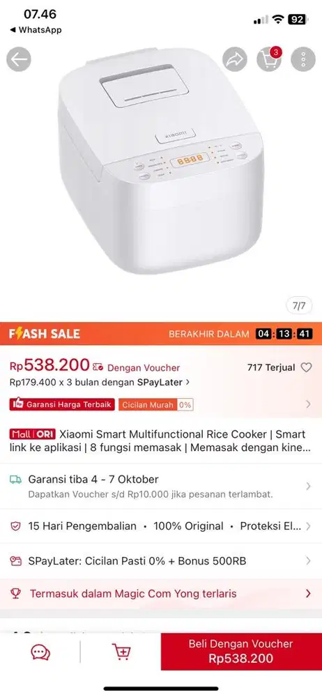 Rice Cooker Baru