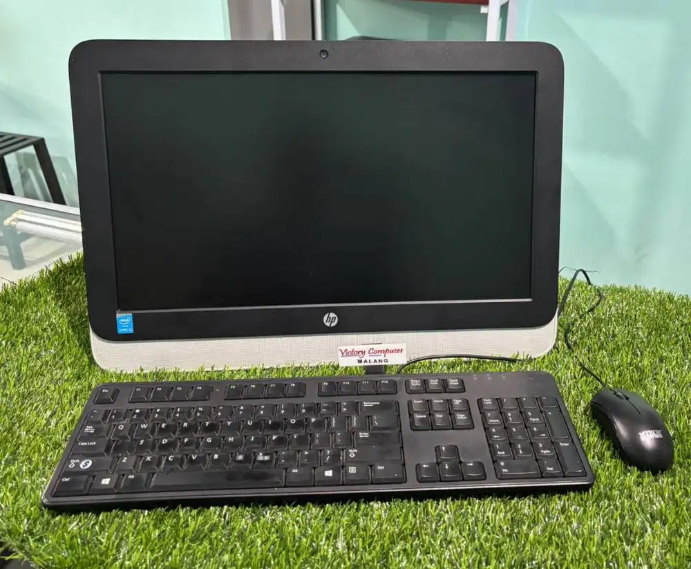 PC AIO Komputer All In One HP Core i3 RAM 8GB SSD buat kantor/sekolah