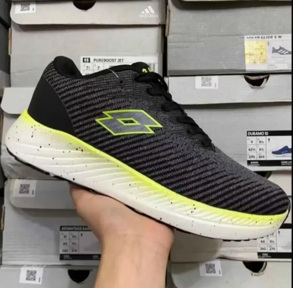 Sepatu Lotto Charlie Grey Original bisa COD