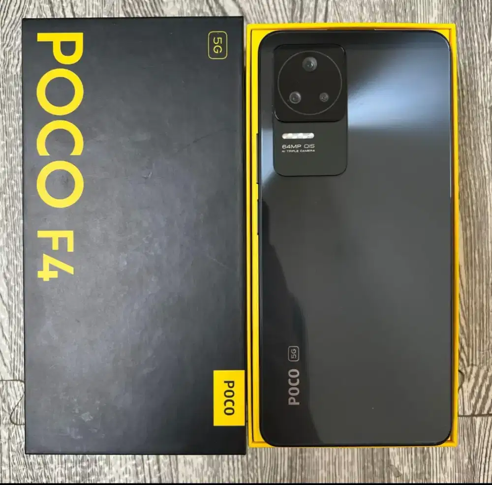 Murah hp Poco F4 5G 8/256 lkp mulus