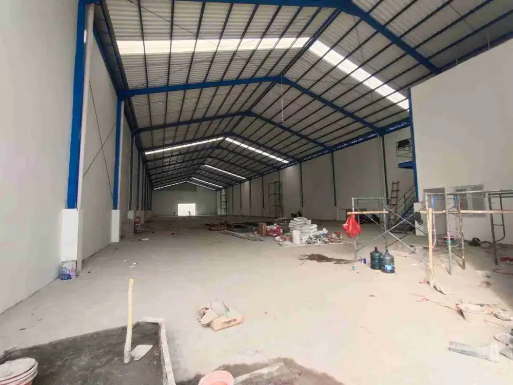 Disewakan Gudang Baru dan siap pakai luas 1710m²