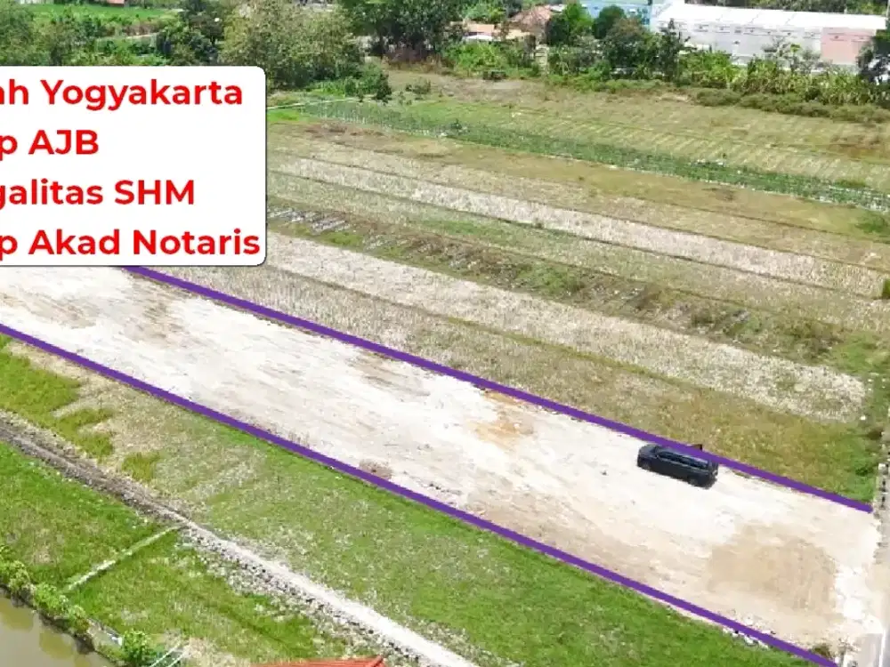 Tanah Siap AJB Dekat Pasar Godean untuk Rumah, SHM
