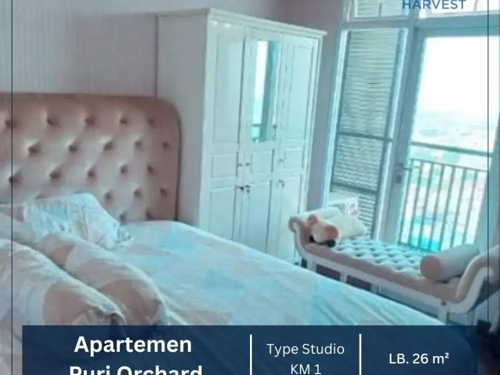 DISEWAKAN MURAH APARTEMEN PURI ORCHARD TYPE STUDIO FULL FURNISHED