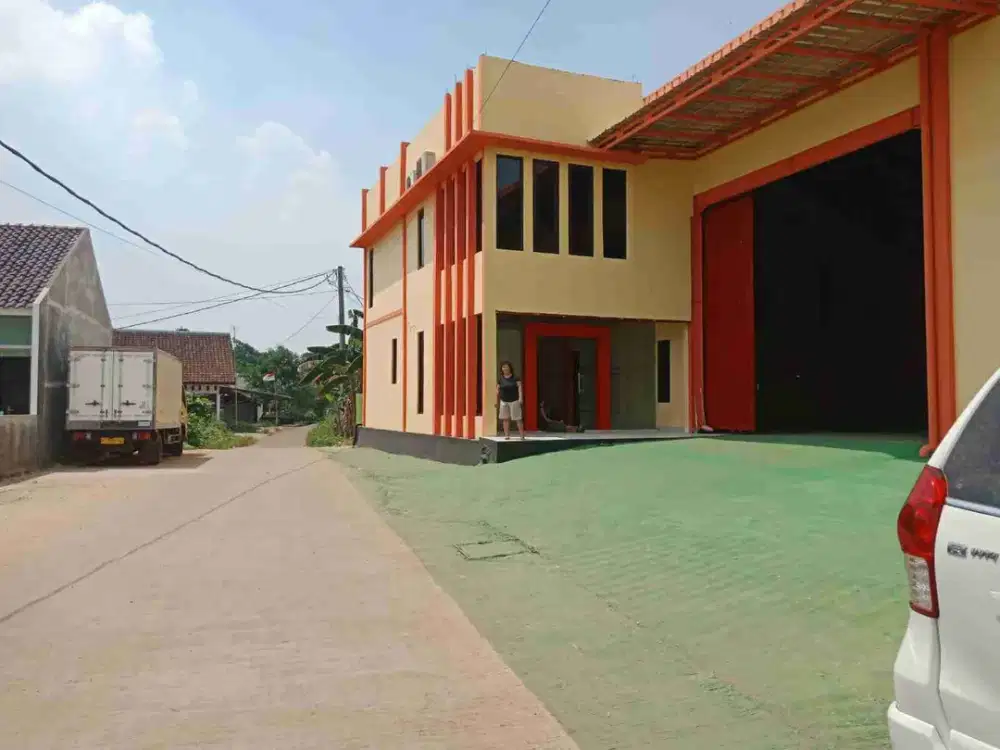 Gudang dan kantor dijual/ sewa siap pakai di cileungsi bogor