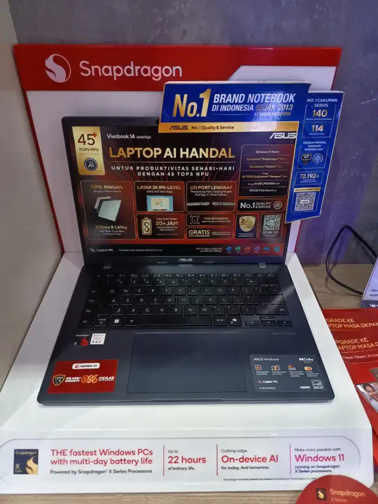 KREDIT LAPTOP ASUS VIVOBOOK 14 PAKE PROMO SPESIAL O% HOME CREDIT