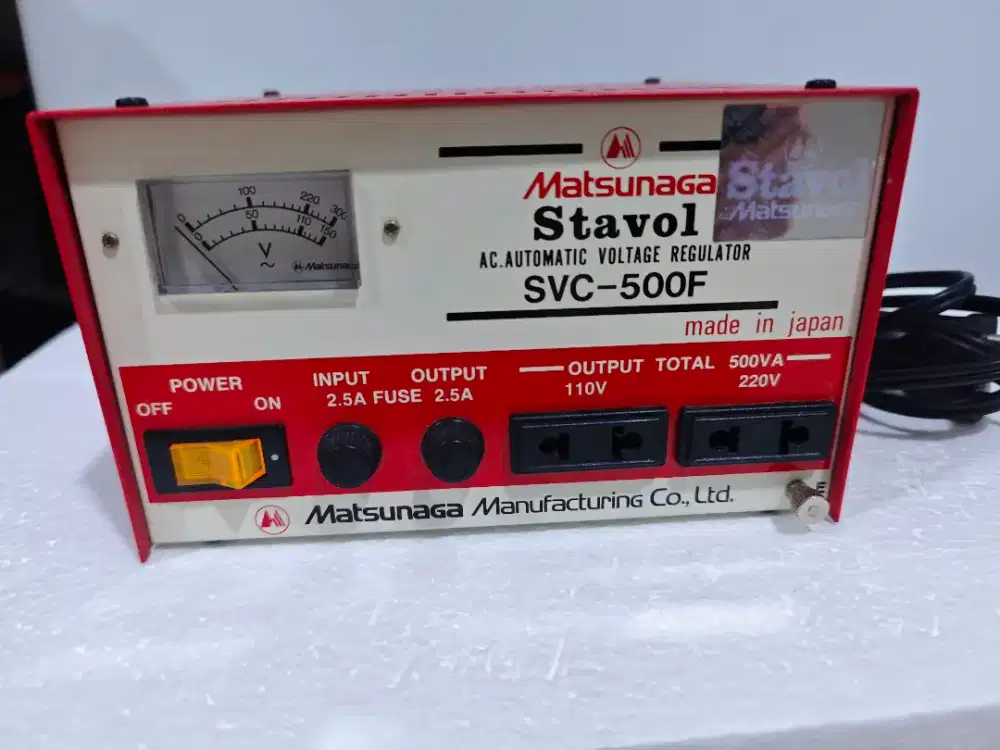 Dijual Stabilizer Matsunaga SVC 500F Asli Jepang full Original