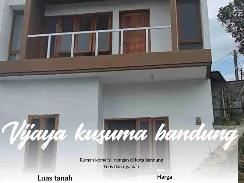 Rumah 2 lantai kota bandung , CASH, KPR, TAKE OVER