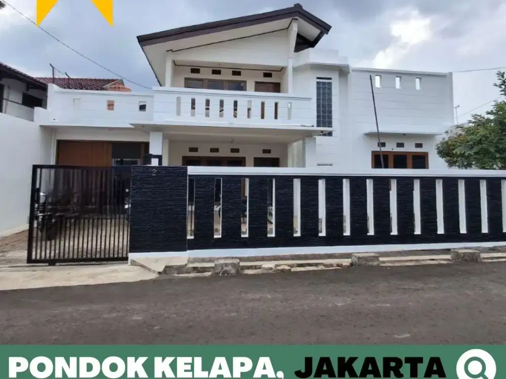 Rumah dijual Murah, Luas 2 Lantai Pondok Kelapa, Jakarta Timur dekat LRT Jatibening
