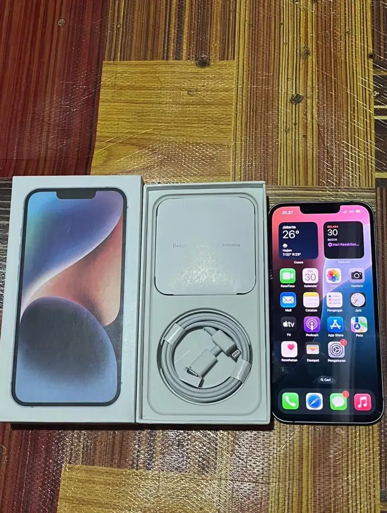 BU iphone 14 like new fullset nominus